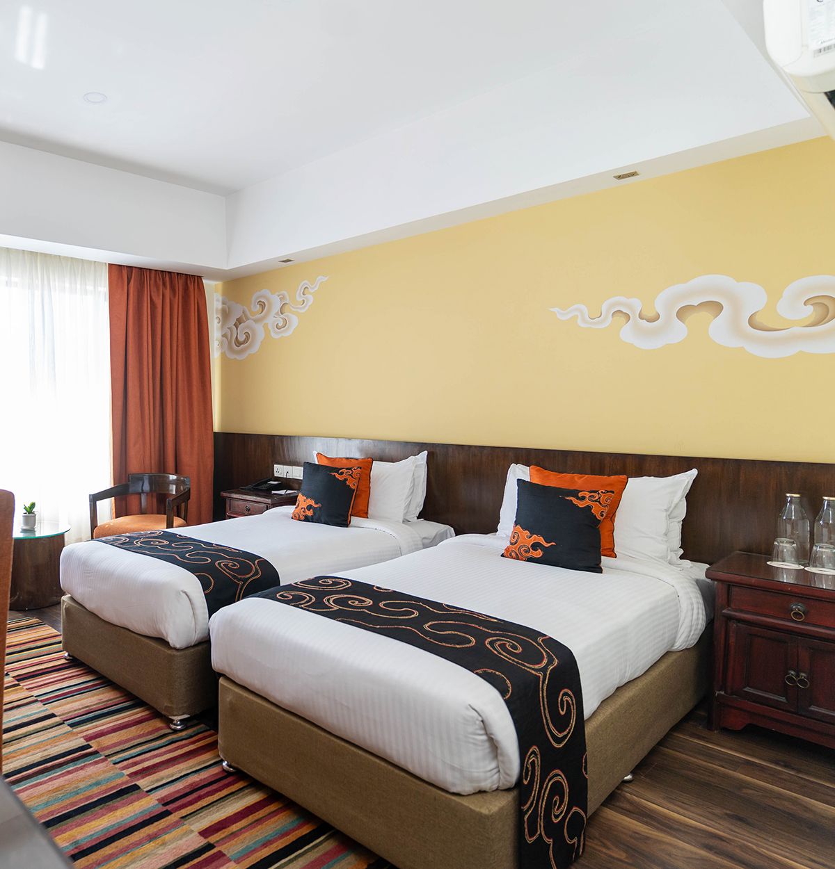 Deluxe room at the boutique hotel in Kathmandu