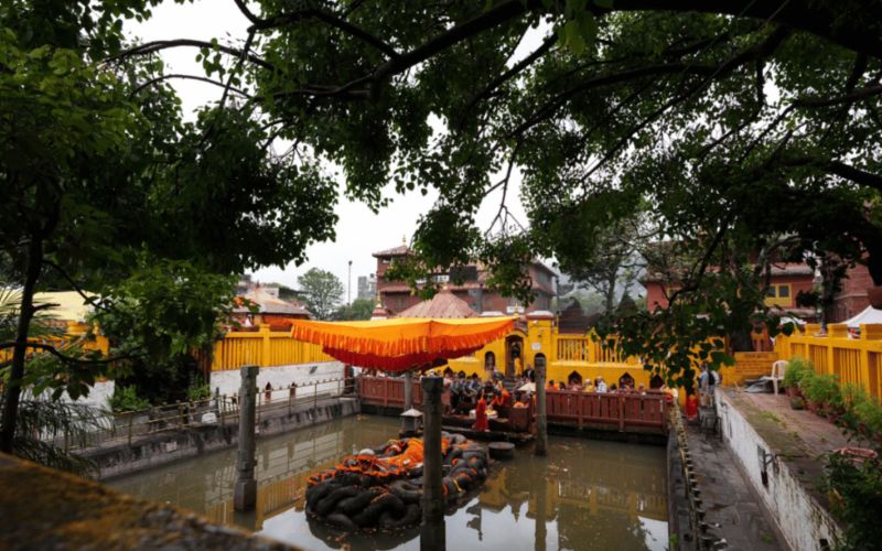 Budhanilkantha Temple Premises
